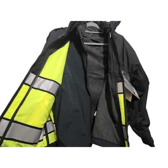 Gerber Mens Size XL Black Outerwear Scotchlite Thriller SX Coat - Picture 5 of 5